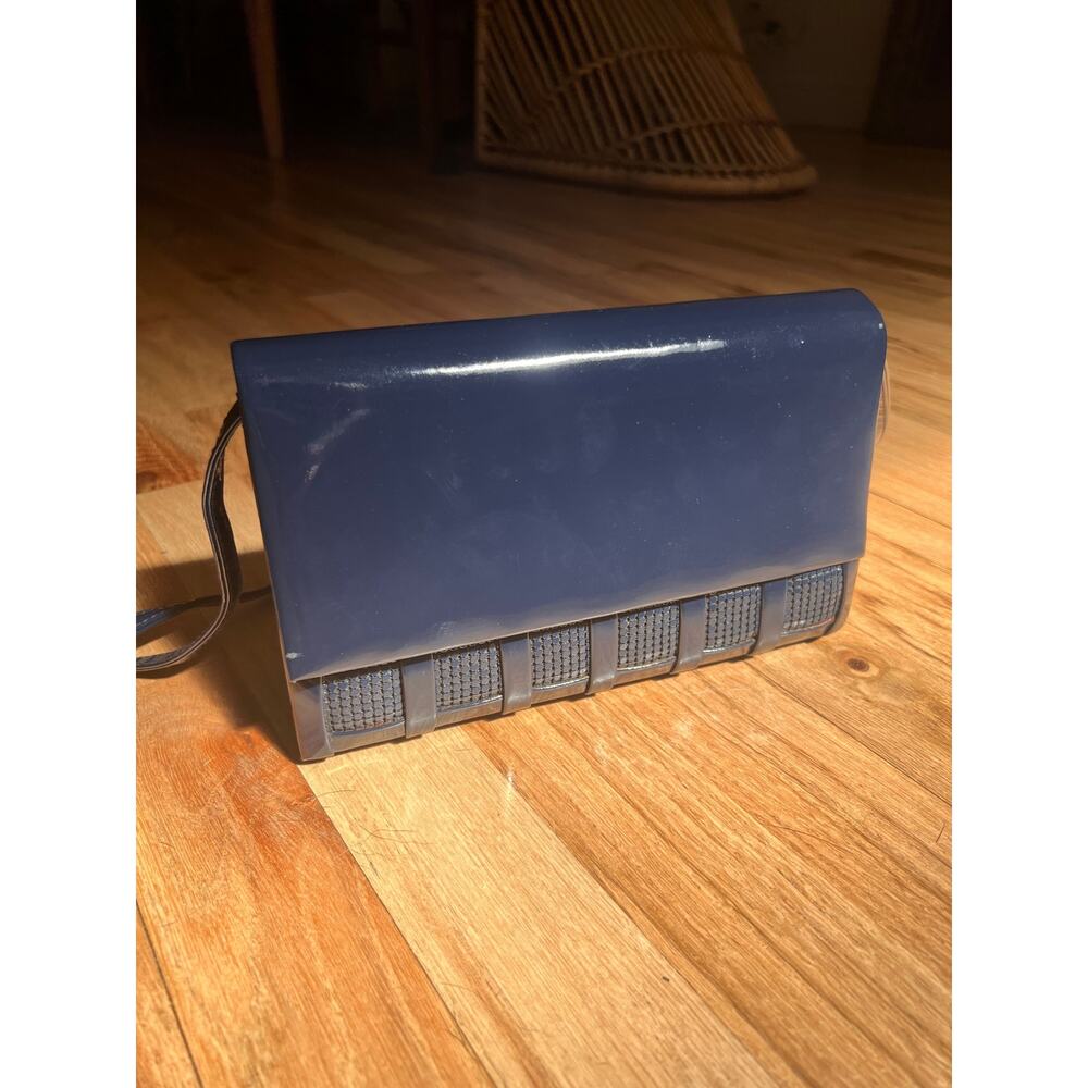 Vintage Whiting & Davis International Patent Leather Crossbody